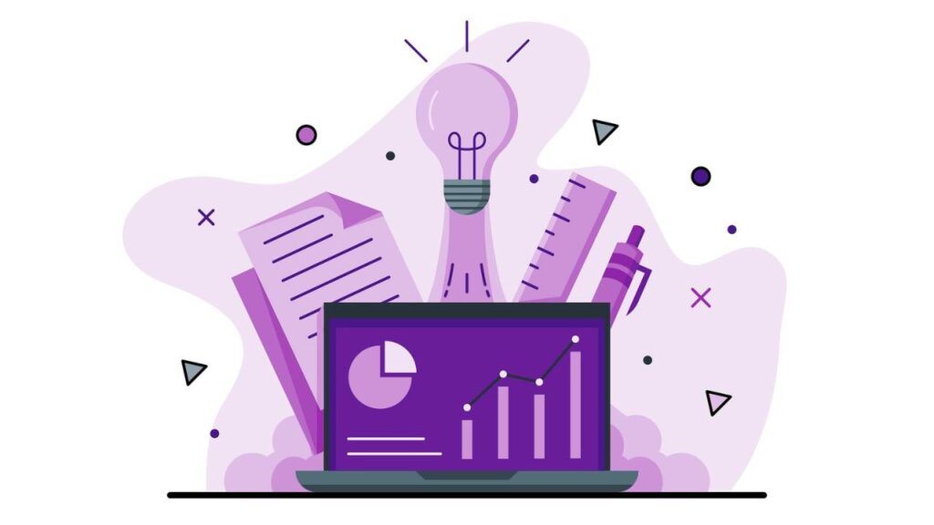 An abstract image depicting business success